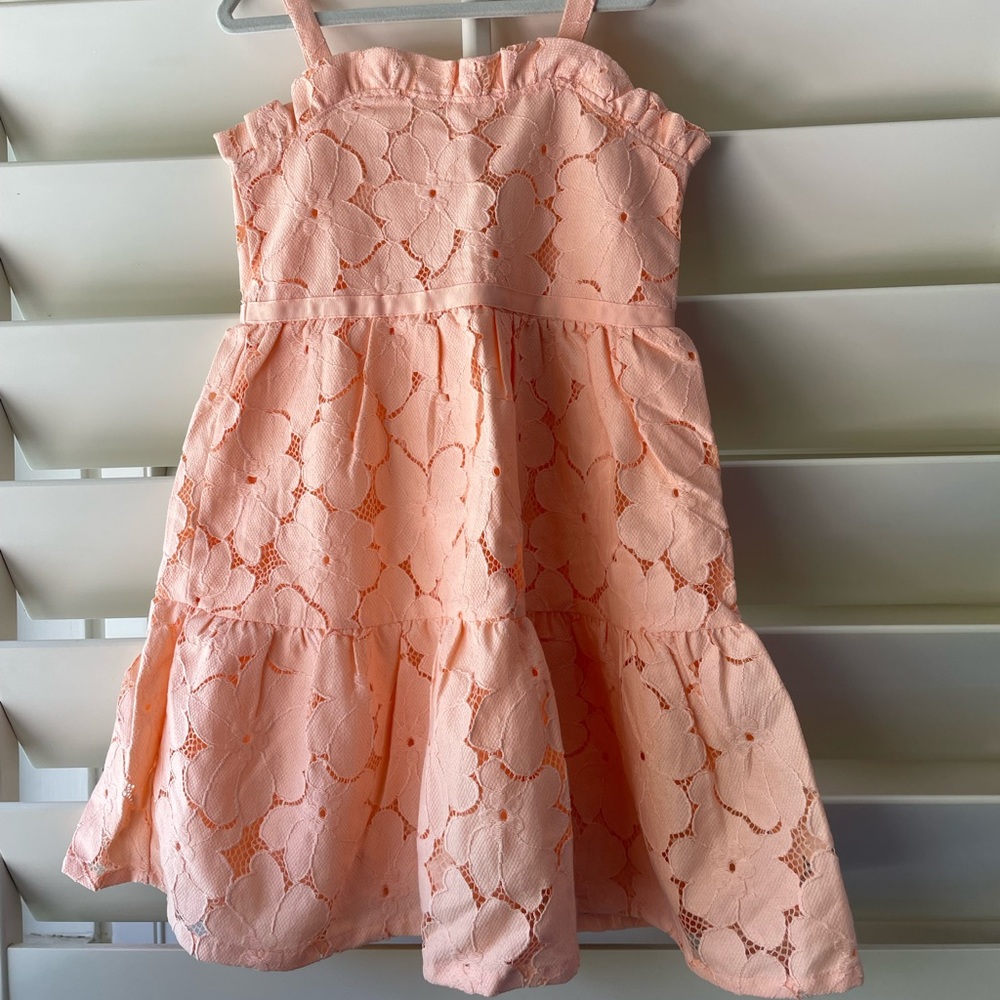 Peach Janie and Jack dress 3T brand new. NWT